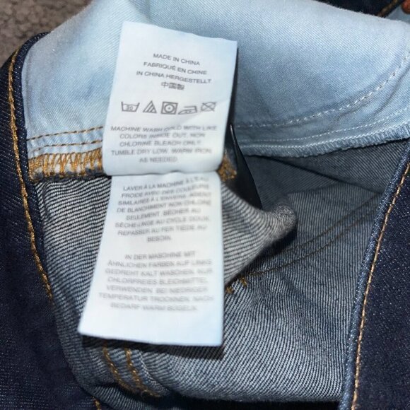 MADEWELL High Rise Denim Cut Off Shorts - Dark Wash - EUC - Size 26 - Picture 9 of 10